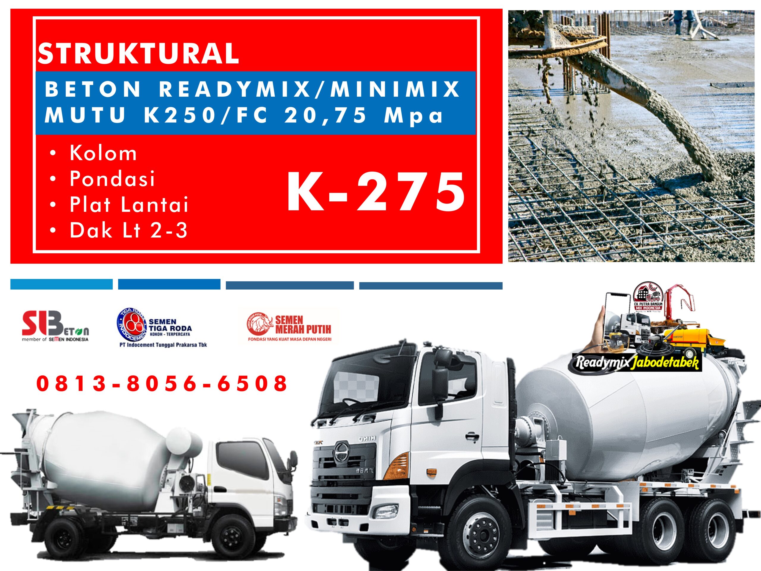 Harga Beton k275
